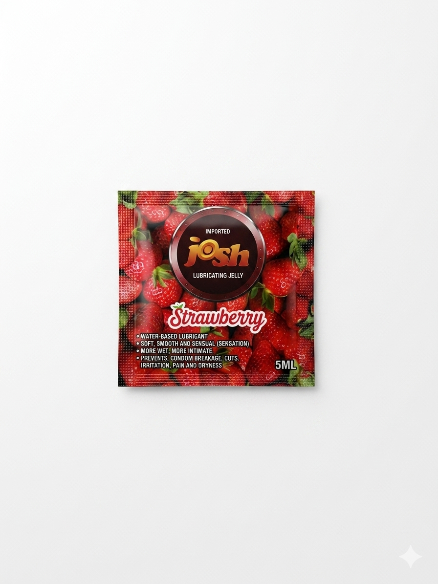 Josh Strawberry Lubricating Jelly Sachet (5ml)