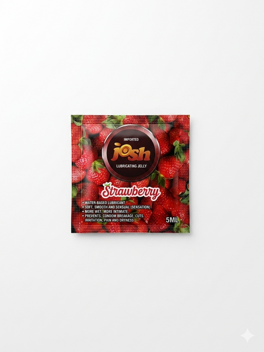 Josh Strawberry Lubricating Jelly Sachet (5ml)