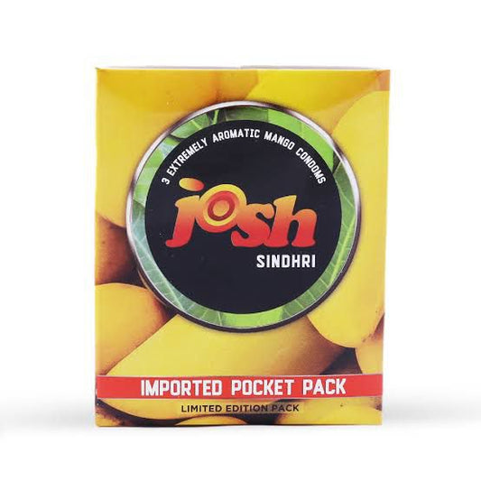 Josh Sindhri Extremely Aromatic Mango Condoms (3s)