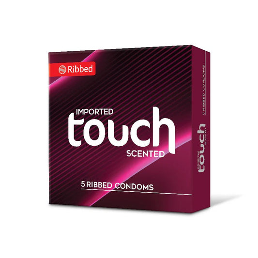 Touch Scented Ribbed Condoms (5s)
