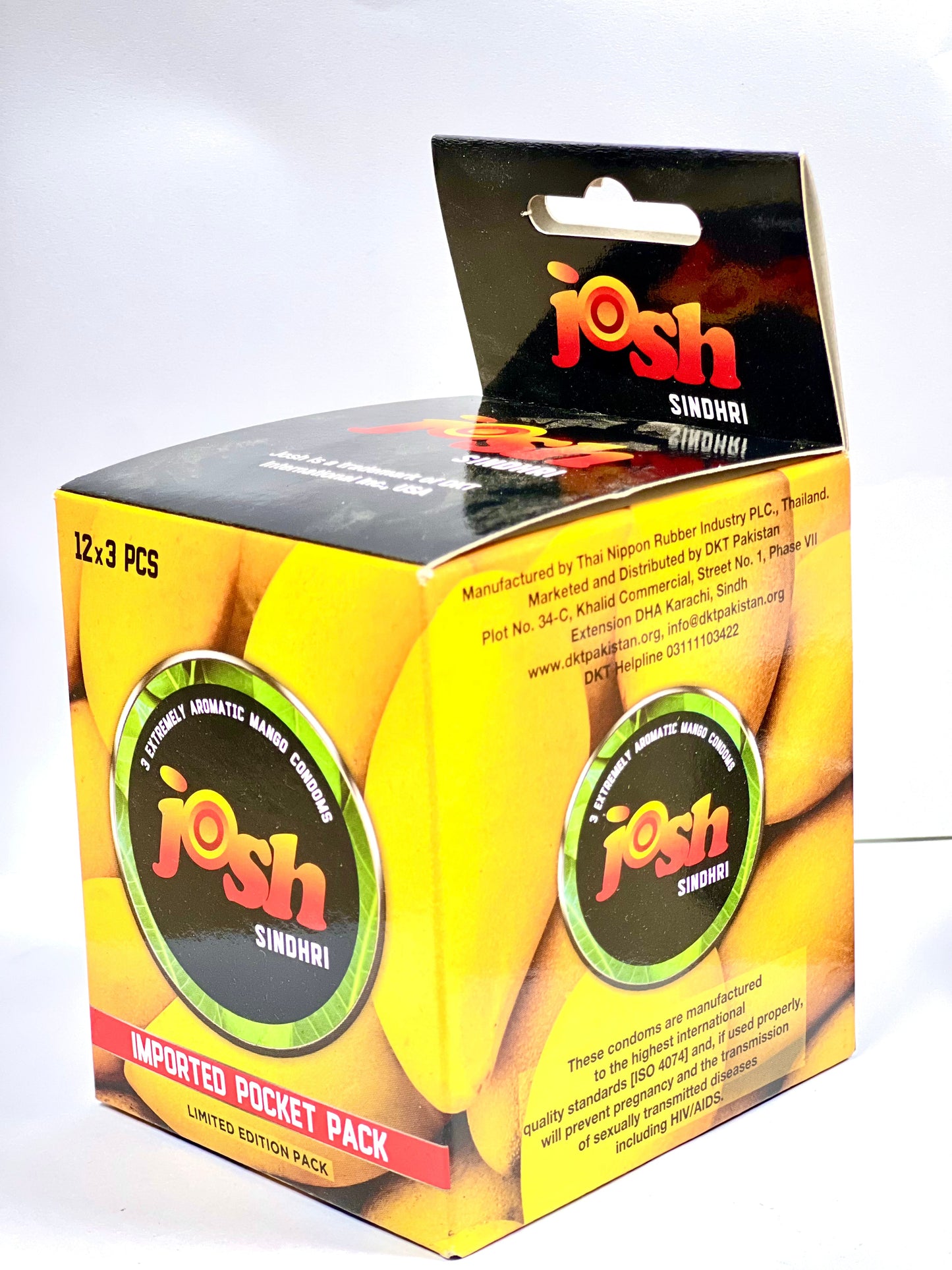 Josh Mango Flavour condom